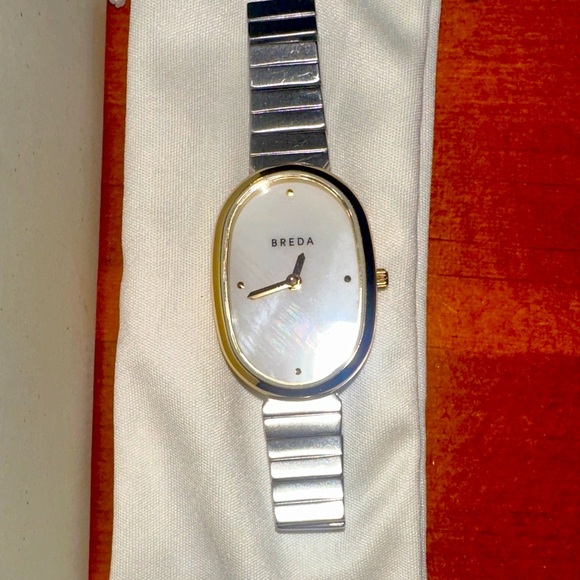Breda Women's Silver and Gold Watch - Picture 1 of 7